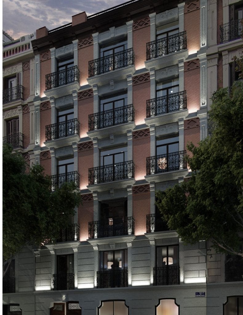 edificio de Catella en la calle Génova madrid