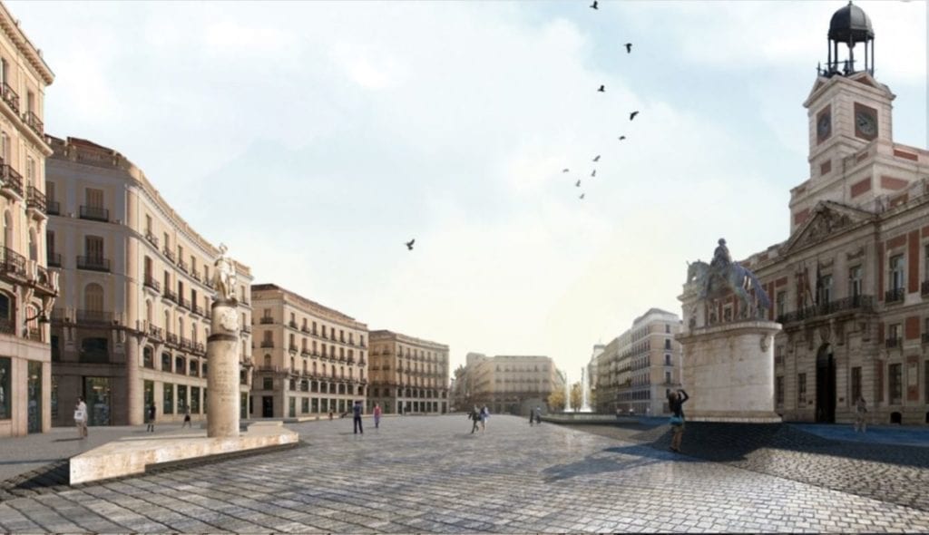 Puerta del Sol plan de reforma de Linazasoro Sanchez arquitectos