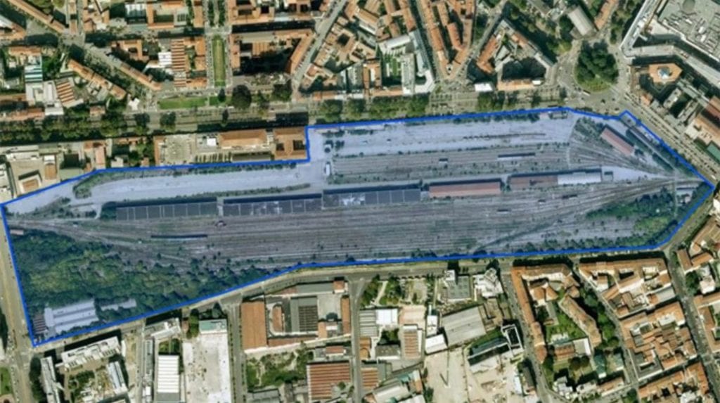Proyecto ferrocaril y viviendas en Milan fuente prada Group 1