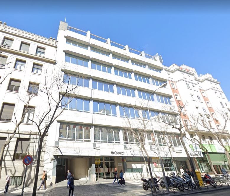 edificio de correos Conde de Penalver Madrid fuente Google Maps