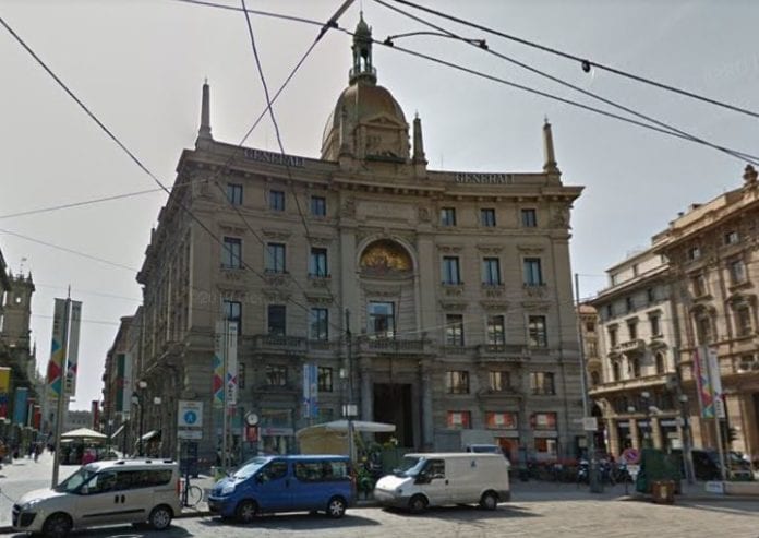 Antigua sede de Generali en Milán donde se ubicará el nuevo Gran Meliá en 2023