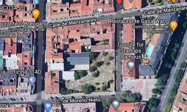 Calle mazarredo madrid fuente googlemaps 2