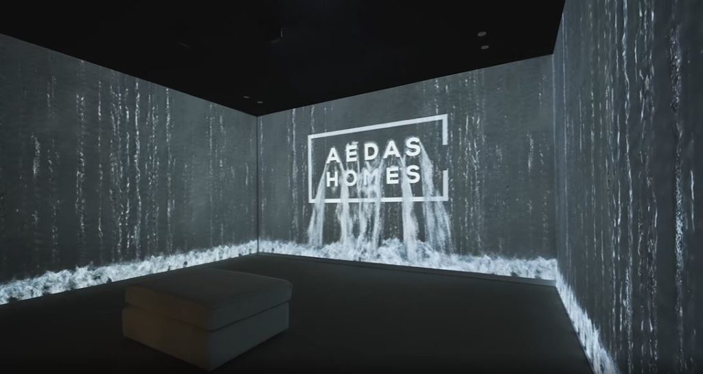 Sala 360o de la flagship de AEDAS Homes en el barrio de Salamanca de Madrid. 1