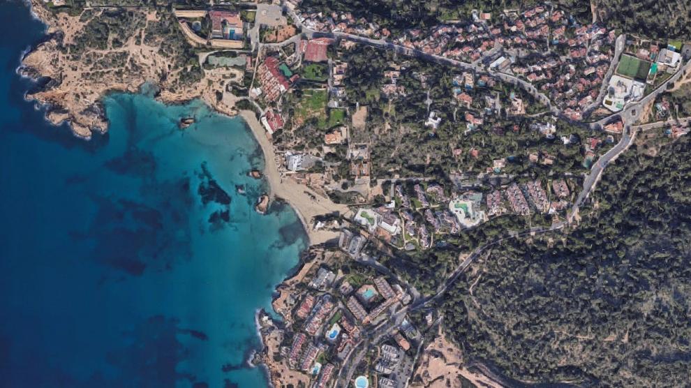 Bahía de Tarida en Ibiza