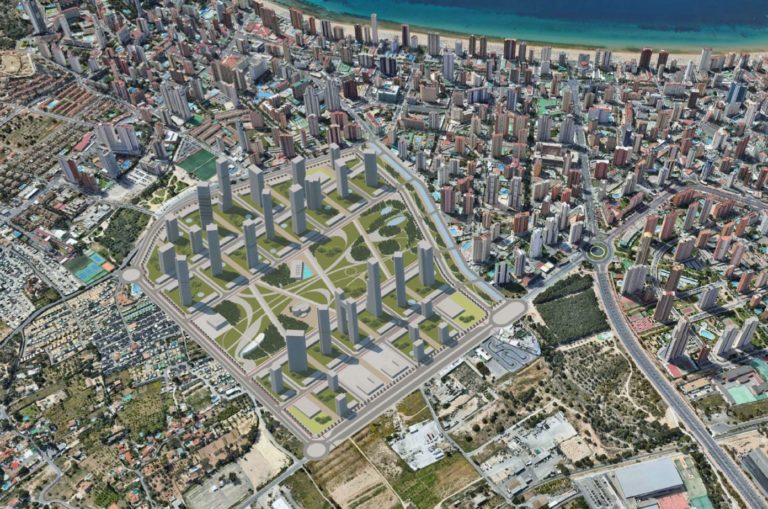 La Generalitat valenciana ve ‘compatible’ el proyecto urbanístico del Ensanche Levante en Benidorm