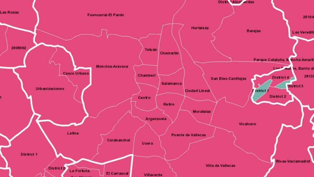 Mapa de las zonas tensionadas del alquiler en Madrid con la nueva Ley de Vivienda