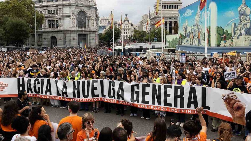 La huelga general por la vivienda será el 11 de noviembre 4 La huelga general por la vivienda será el 11 de noviembre