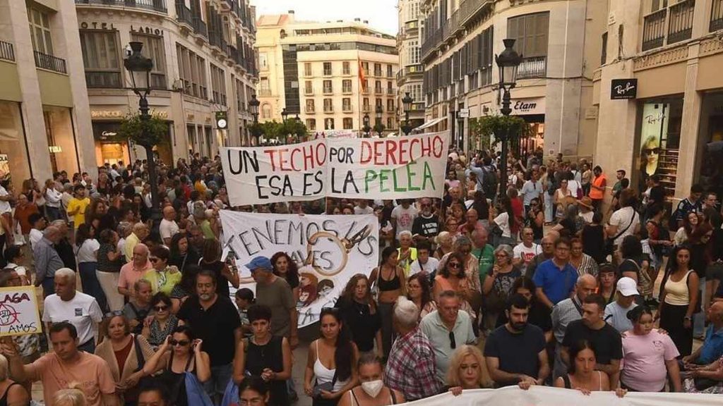 Las protestas por la vivienda se extienden por España con una huelga general en el horizonte