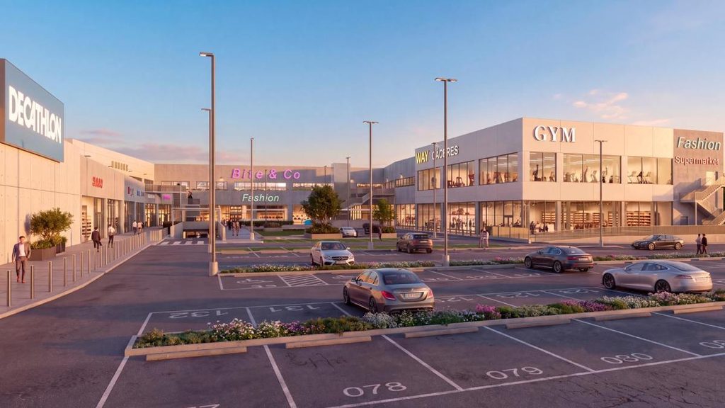 WAY Cáceres comienza las obras de su parque comercial, que contará con más de 22.000 m² de SBA